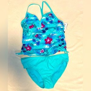 Girls Two Piece Swimsuit-Brand New with tags and hygienic liner, size 16